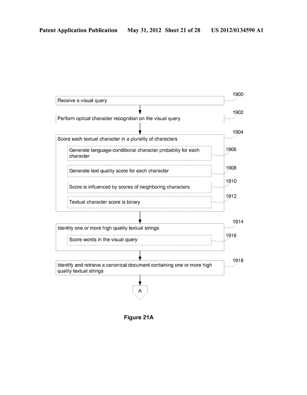 Identifying Matching Canonical Documents in Response to a Visual Query and     in Accordance with Geographic Information - diagram, schematic, and image 22