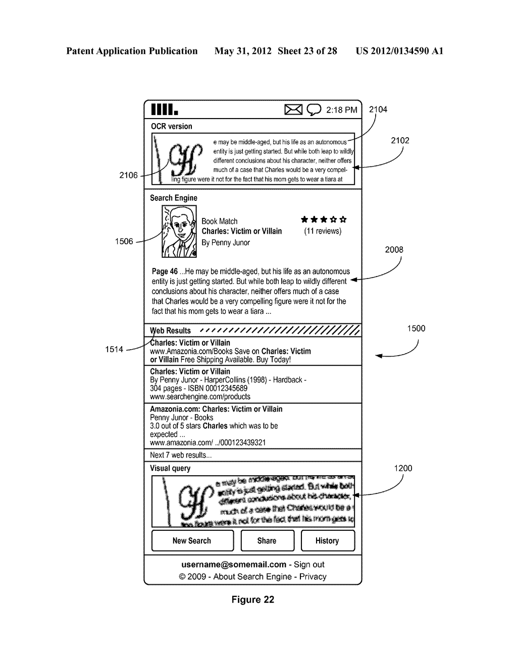 Identifying Matching Canonical Documents in Response to a Visual Query and     in Accordance with Geographic Information - diagram, schematic, and image 24