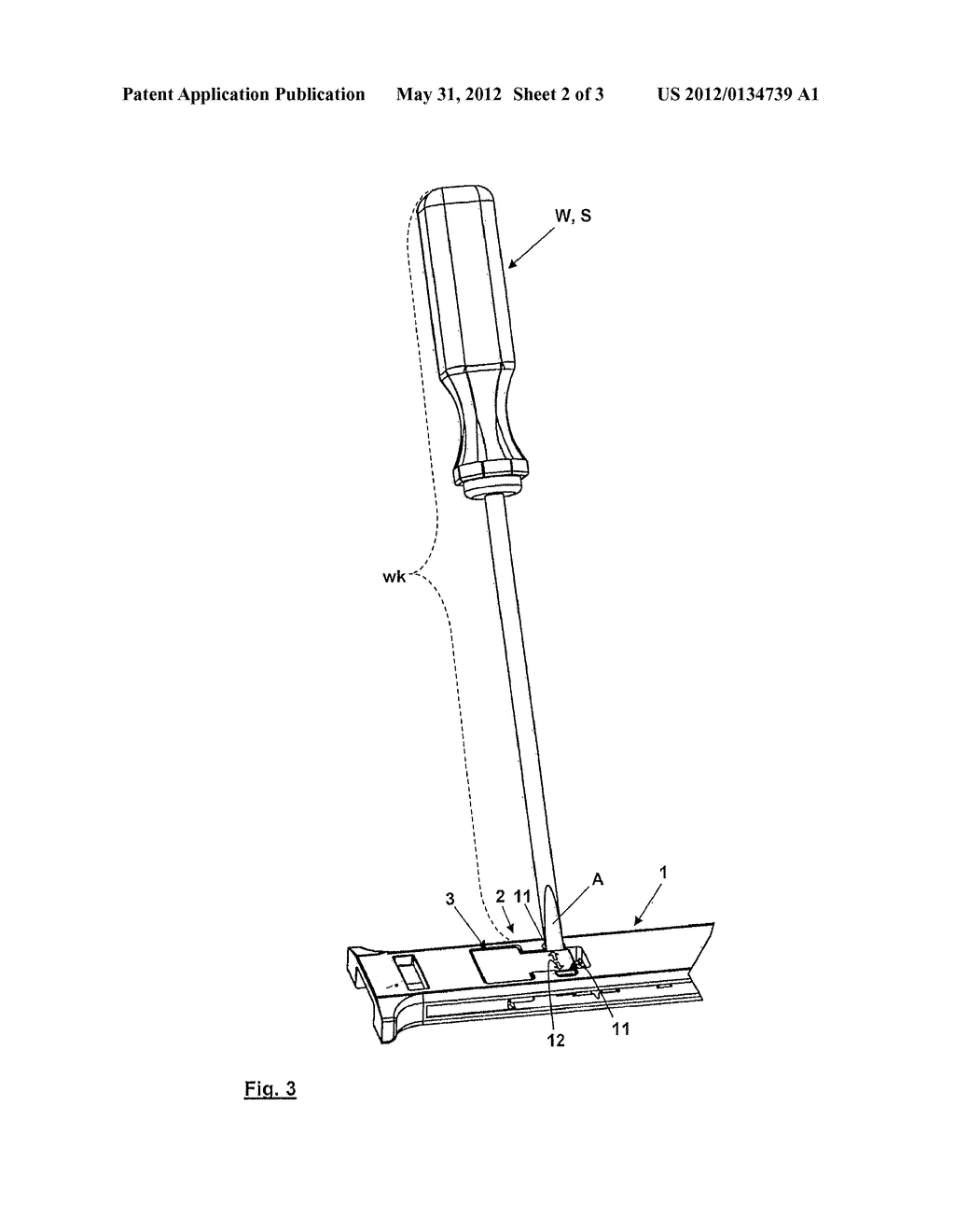 TRANSVERSE WEB FOR AN ELEMENT OF A LINE GUIDING DEVICE - diagram, schematic, and image 03