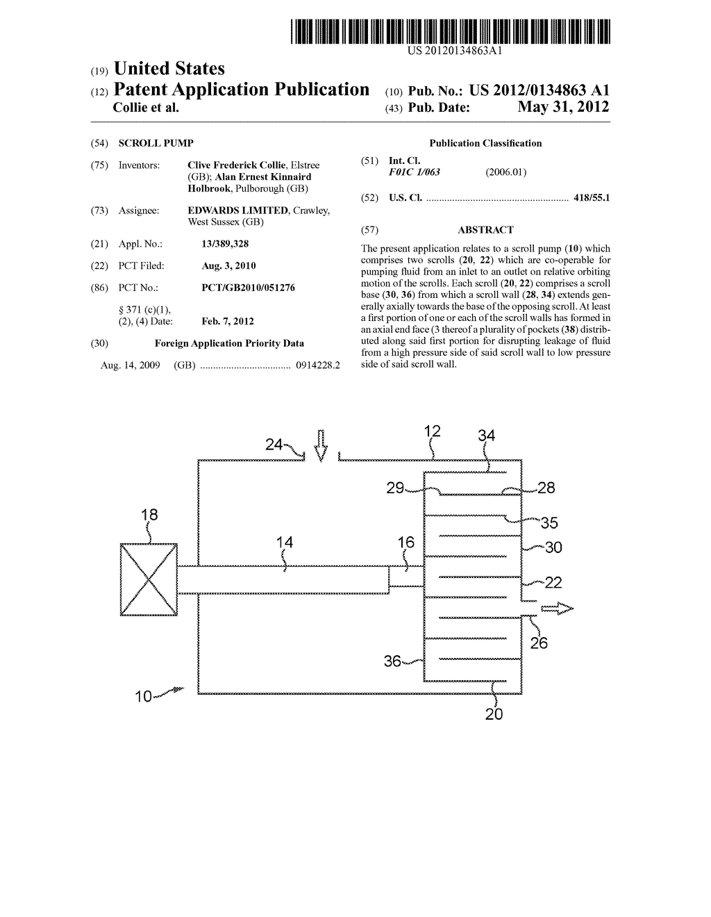 SCROLL PUMP - diagram, schematic, and image 01