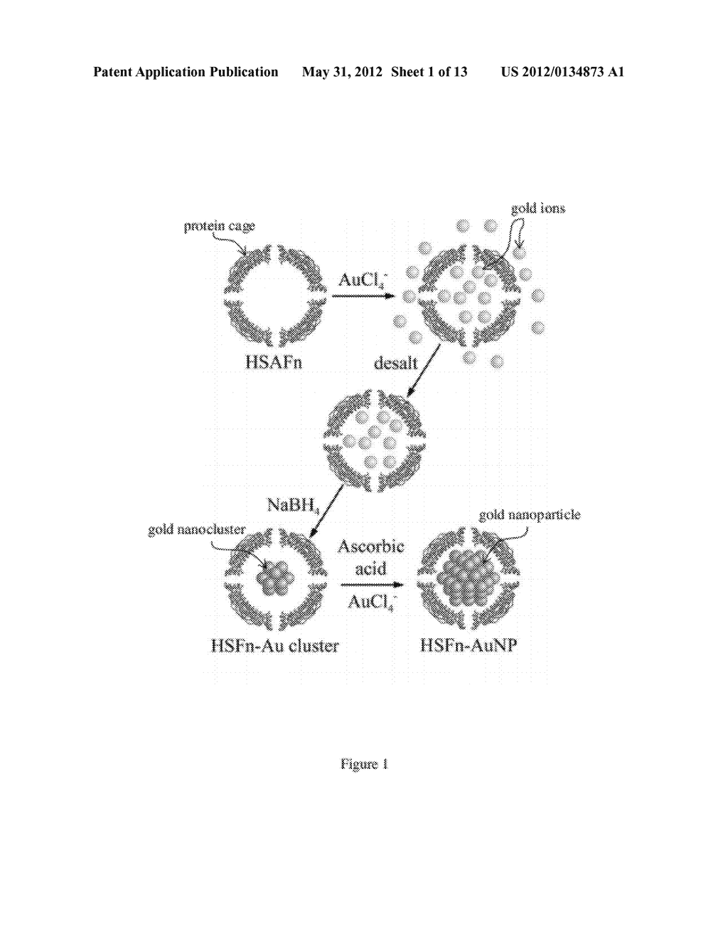 METHOD FOR FABRICATING A GOLD NANOPARTICLE - diagram, schematic, and image 02