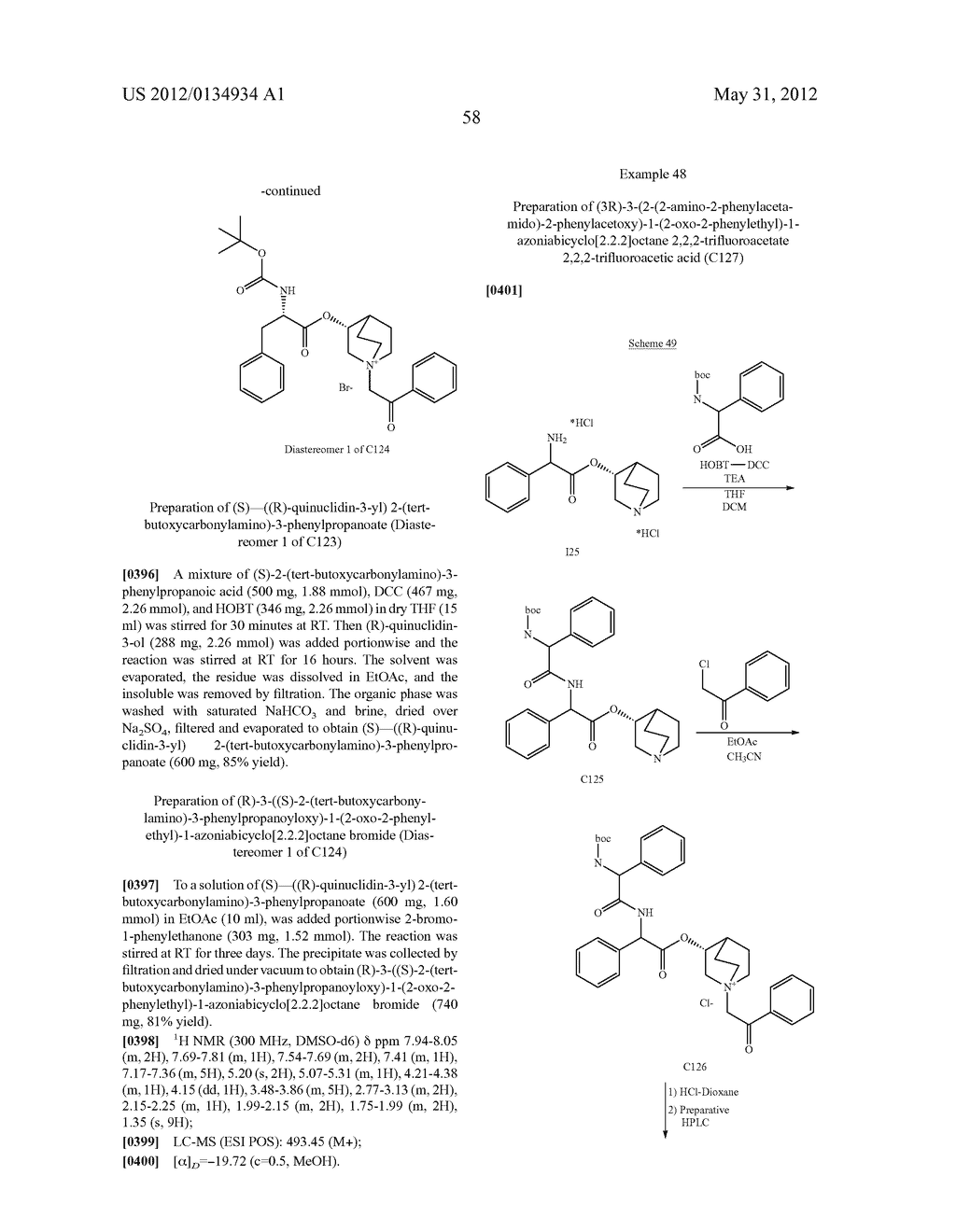 GLYCINE DERIVATIVES AND MEDICINAL COMPOSITIONS THEREOF - diagram, schematic, and image 59