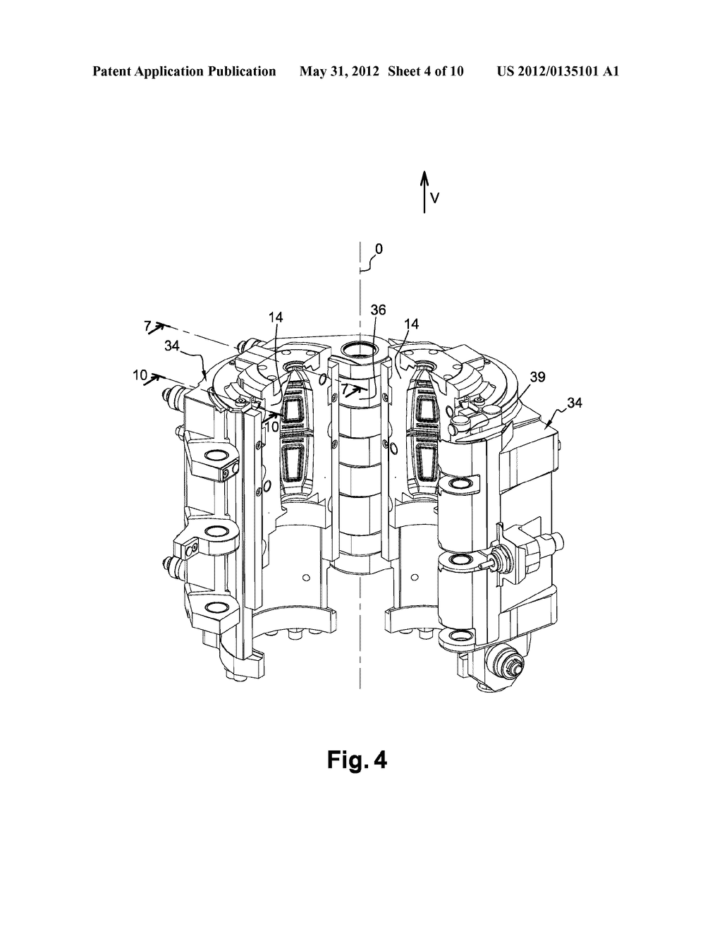 BLOW-MOLDING DEVICE PROVIDED WITH MEANS FOR ATTACHING, BY SUCTION, A     HALF-MOLD TO A BACK WALL OF A CORRESPONDING RECESS OF A MOLD CARRIER - diagram, schematic, and image 05