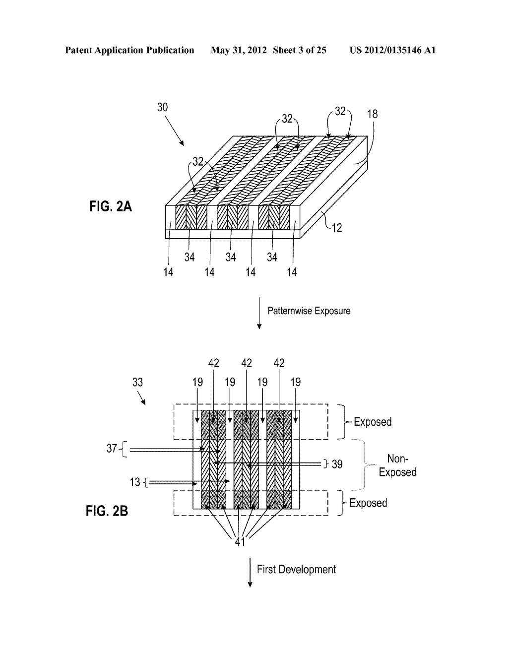 METHODS OF FORMING TOPOGRAPHICAL FEATURES USING SEGREGATING POLYMER     MIXTURES - diagram, schematic, and image 04
