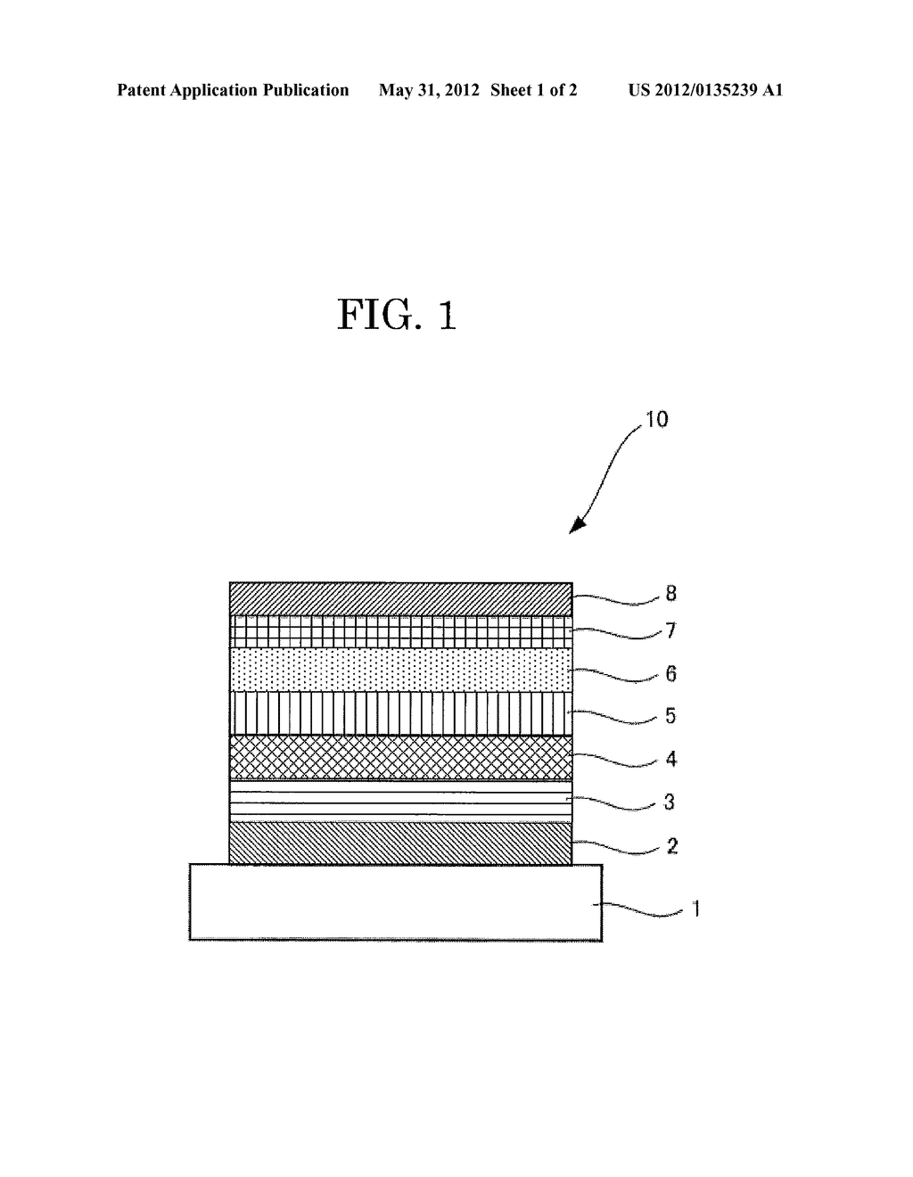 DEPOSITION MATERIAL FOR ORGANIC DEVICE, AND METHOD FOR PRODUCING ORGANIC     DEVICE - diagram, schematic, and image 02