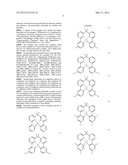 DEPOSITION MATERIAL FOR ORGANIC DEVICE, AND METHOD FOR PRODUCING ORGANIC     DEVICE diagram and image