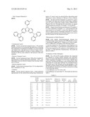 DEPOSITION MATERIAL FOR ORGANIC DEVICE, AND METHOD FOR PRODUCING ORGANIC     DEVICE diagram and image