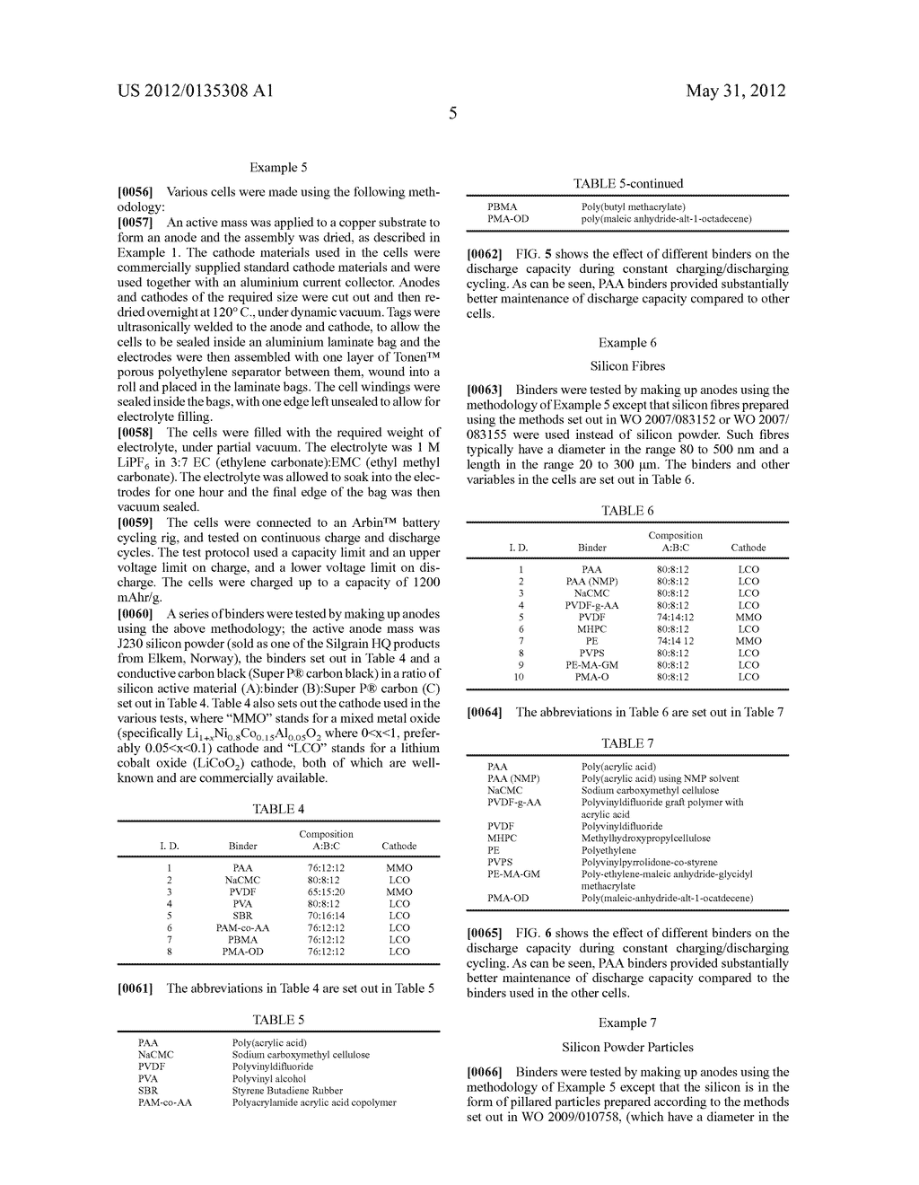 BINDER FOR LITHIUM ION RECHARGEABLE BATTERY CELLS - diagram, schematic, and image 10