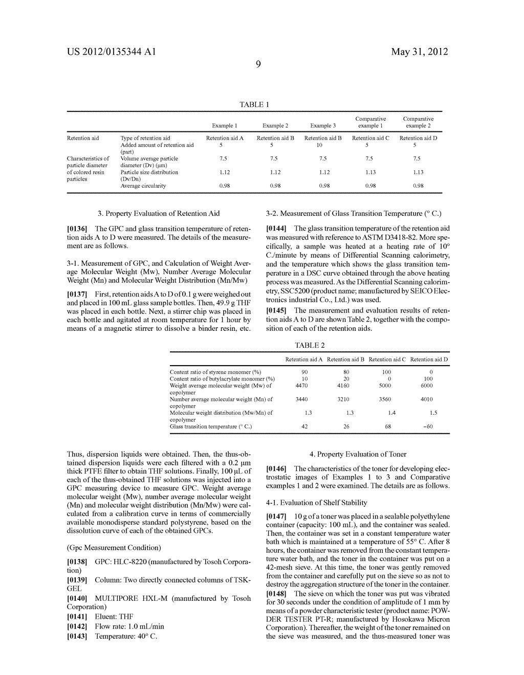 TONER FOR DEVELOPING ELECTROSTATIC IMAGES AND METHOD FOR PRODUCING THE     SAME - diagram, schematic, and image 10