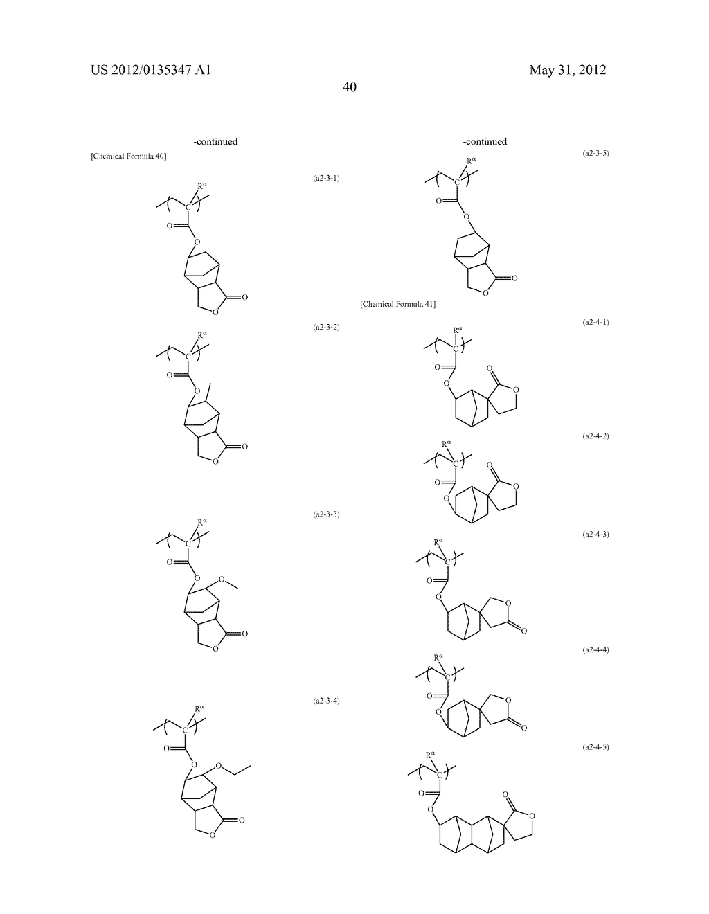 RESIST COMPOSITION, METHOD OF FORMING RESIST PATTERN, POLYMERIC COMPOUND     AND COMPOUND - diagram, schematic, and image 41