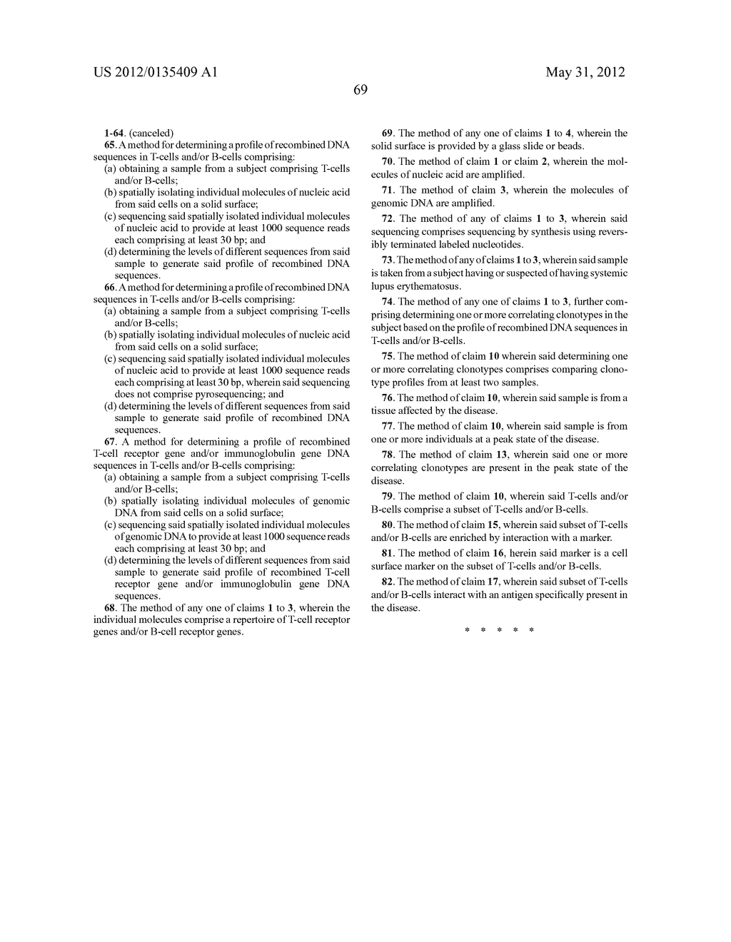 METHODS OF MONITORING CONDITIONS BY SEQUENCE ANALYSIS - diagram, schematic, and image 97