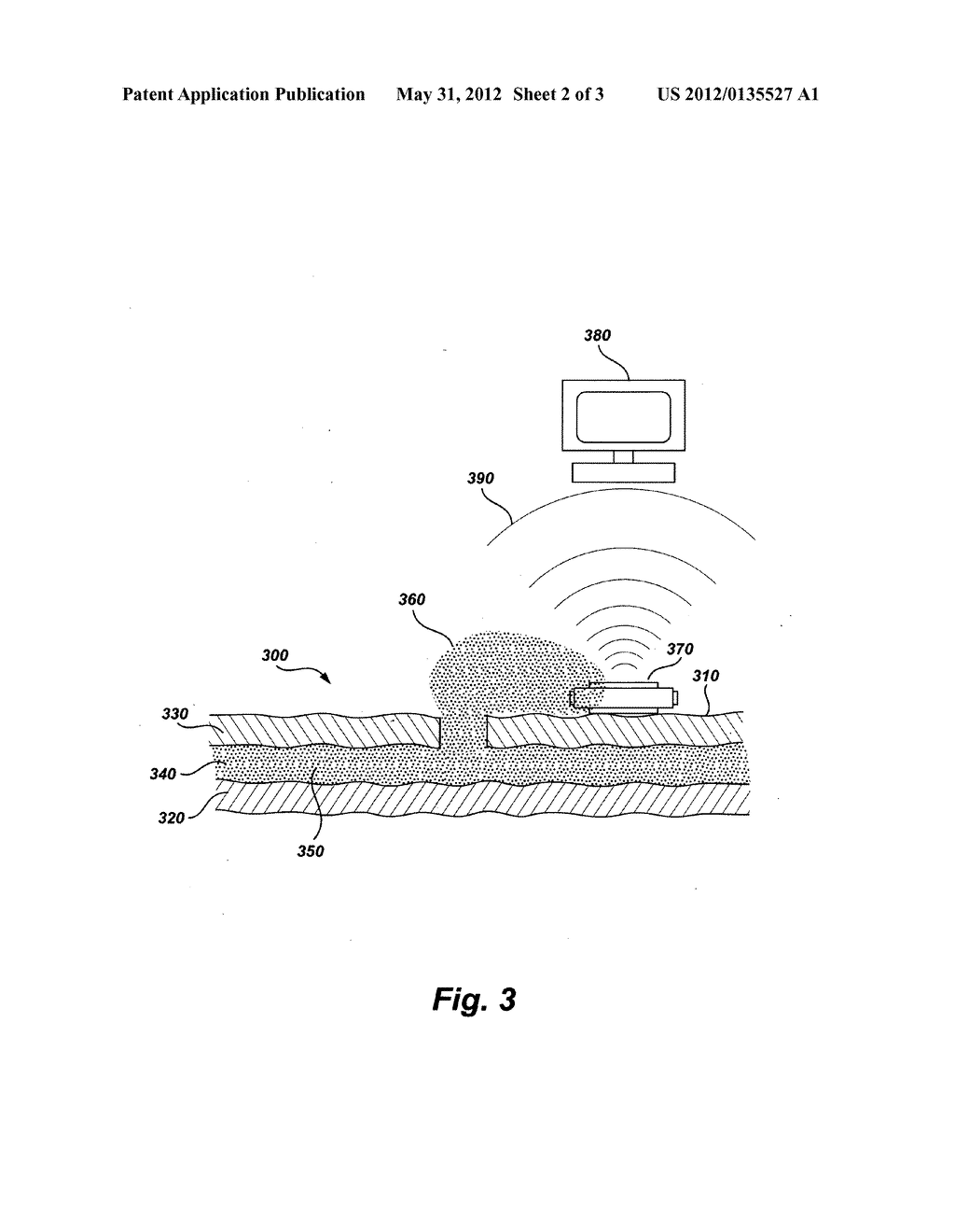 Material, system, and method that provide indication of a breach - diagram, schematic, and image 03