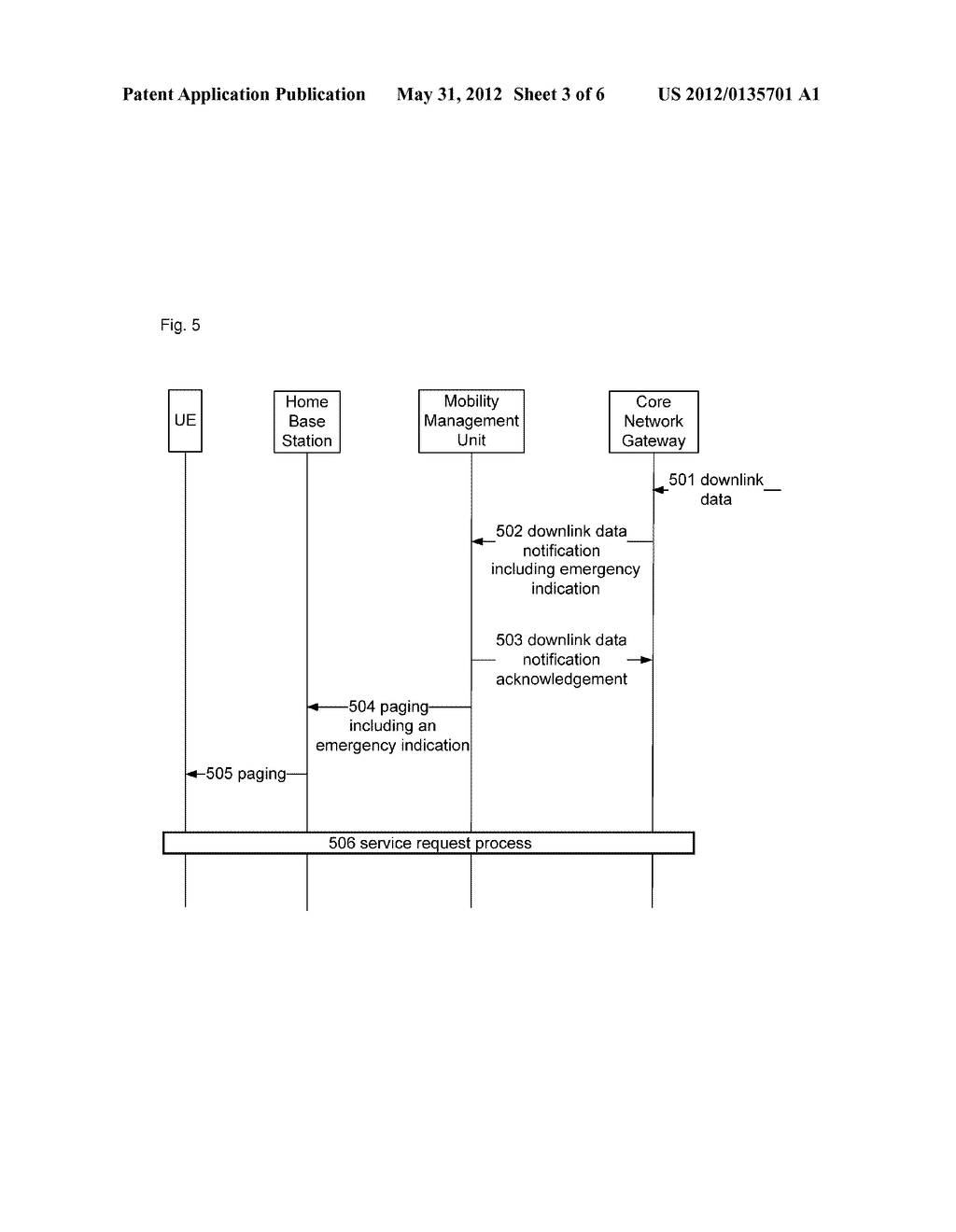 Method and system for paging an emergency service user - diagram, schematic, and image 04