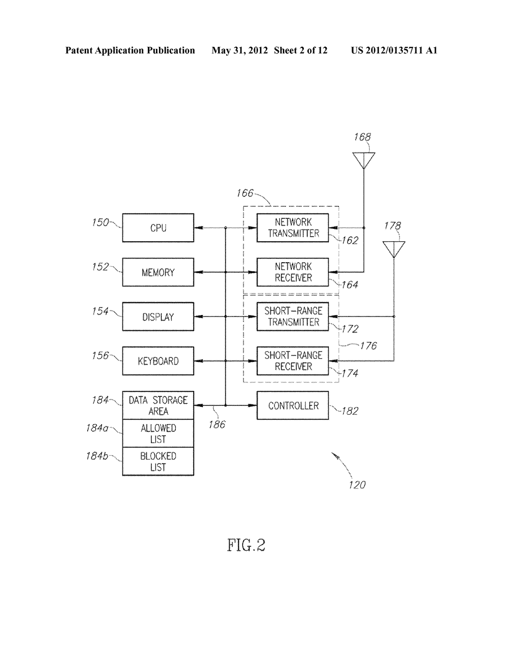 SYSTEM AND METHOD FOR DEVICE AUTHENTICATION IN A DYNAMIC NETWORK USING     WIRELESS COMMUNICATION DEVICES - diagram, schematic, and image 03