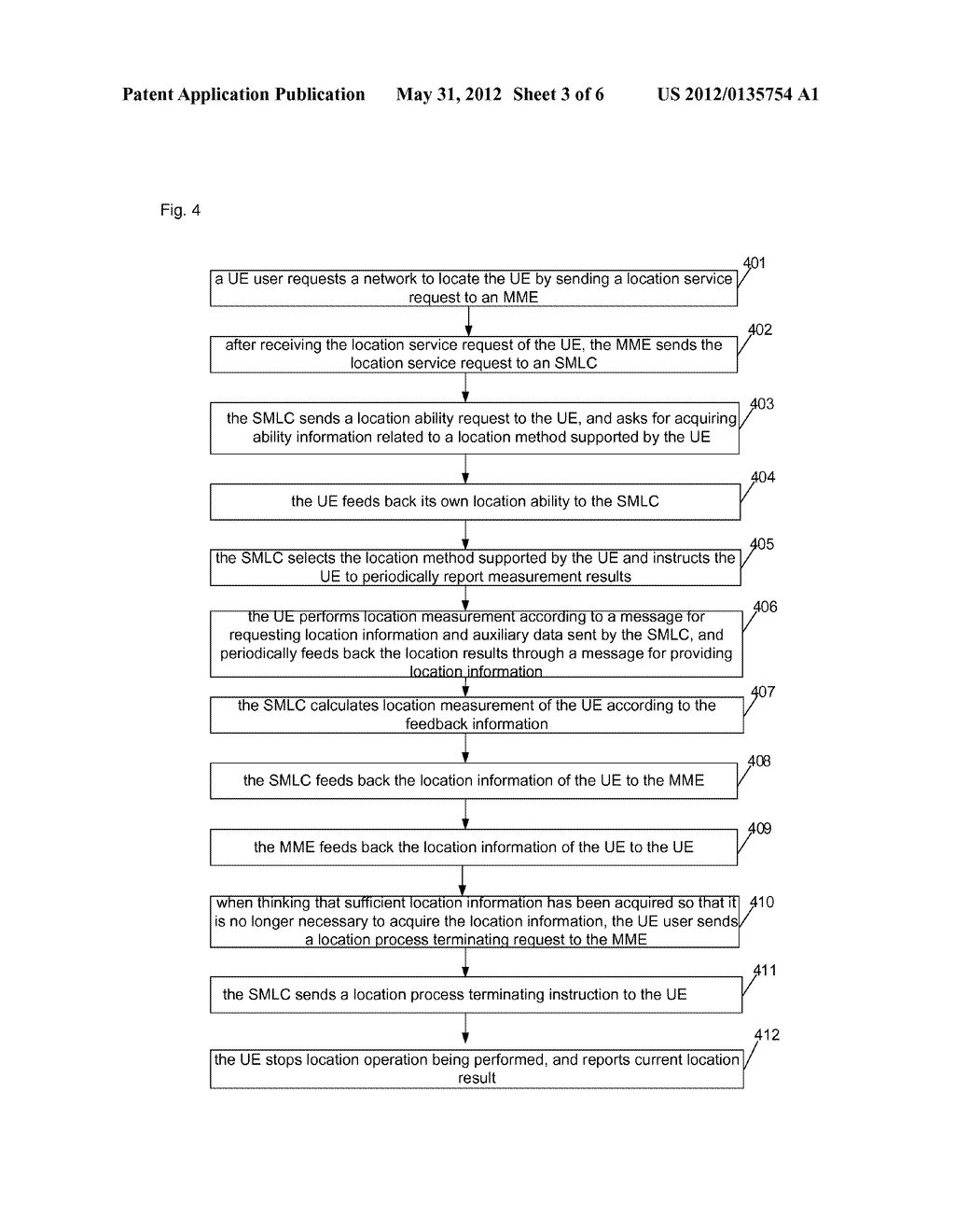 Method and apparatus for terminating location process - diagram, schematic, and image 04