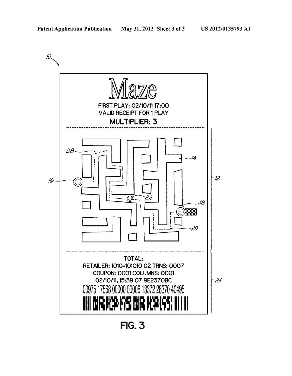 LOTTERY GAME SYSTEM AND METHOD OF PLAYING - diagram, schematic, and image 04