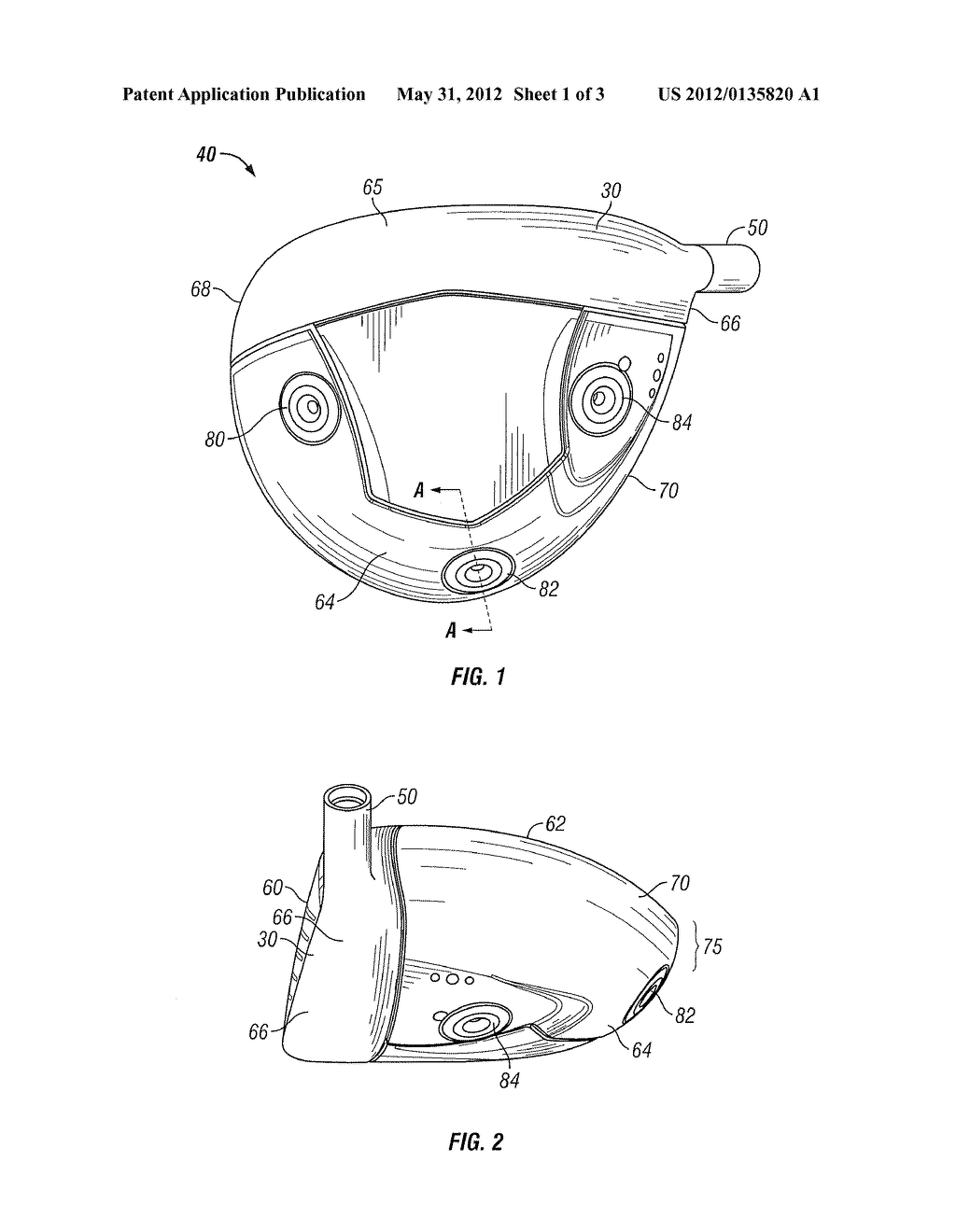 GOLF CLUB HEAD WITH COMPOSITE WEIGHT PORT - diagram, schematic, and image 02