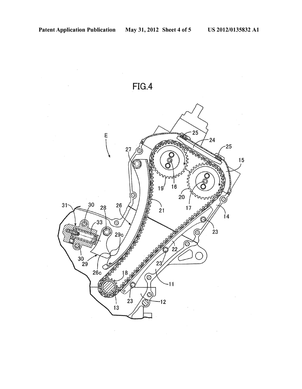 CHAIN TENSIONER DEVICE - diagram, schematic, and image 05