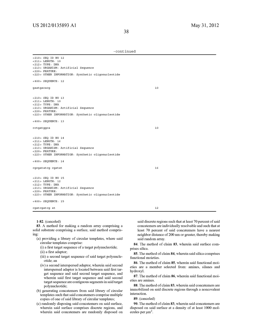 High throughput genome sequencing on DNA arrays - diagram, schematic, and image 61