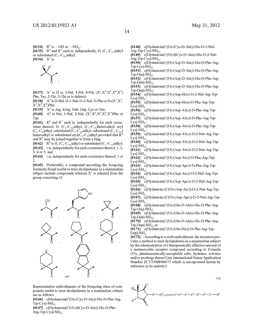 Use of Melanocortins to Treat Dyslipidemia - diagram, schematic, and image 20