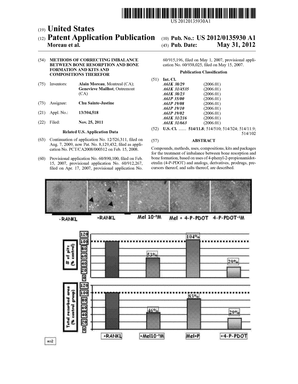 METHODS OF CORRECTING IMBALANCE BETWEEN BONE RESORPTION AND BONE FORMATION     AND KITS AND COMPOSITIONS THEREFOR - diagram, schematic, and image 01