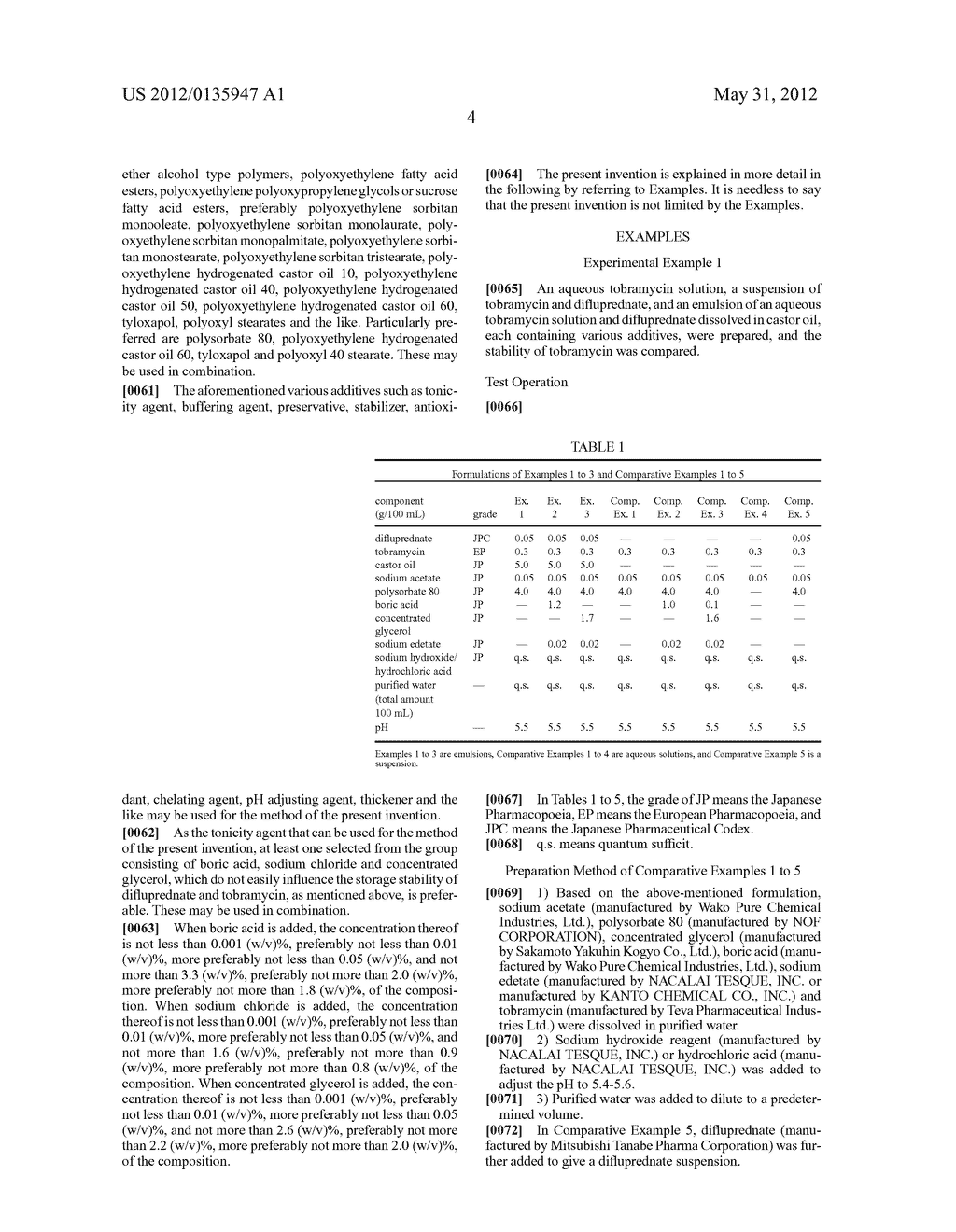 OIL-IN-WATER EMULSION COMPOSITION CONTAINING DIFLUPREDNATE AND TOBRAMYCIN - diagram, schematic, and image 05