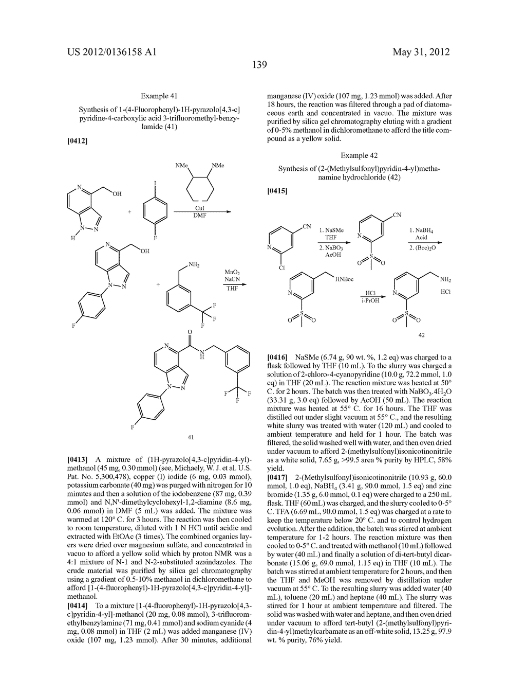 Pyridinyl Compounds Useful As Intermediates - diagram, schematic, and image 140