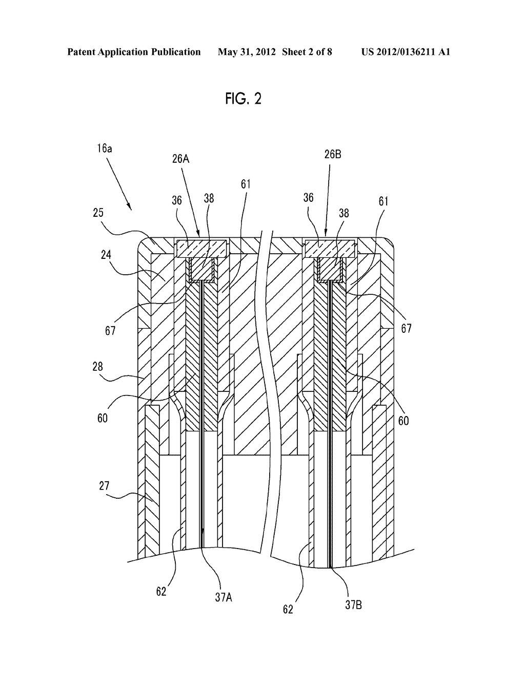 ILLUMINATION OPTICAL UNIT FOR ENDOSCOPE, METHOD OF MANUFACTURING THE SAME,     AND ADHESIVE FOR ENDOSCOPE OPTICAL MEMBER - diagram, schematic, and image 03