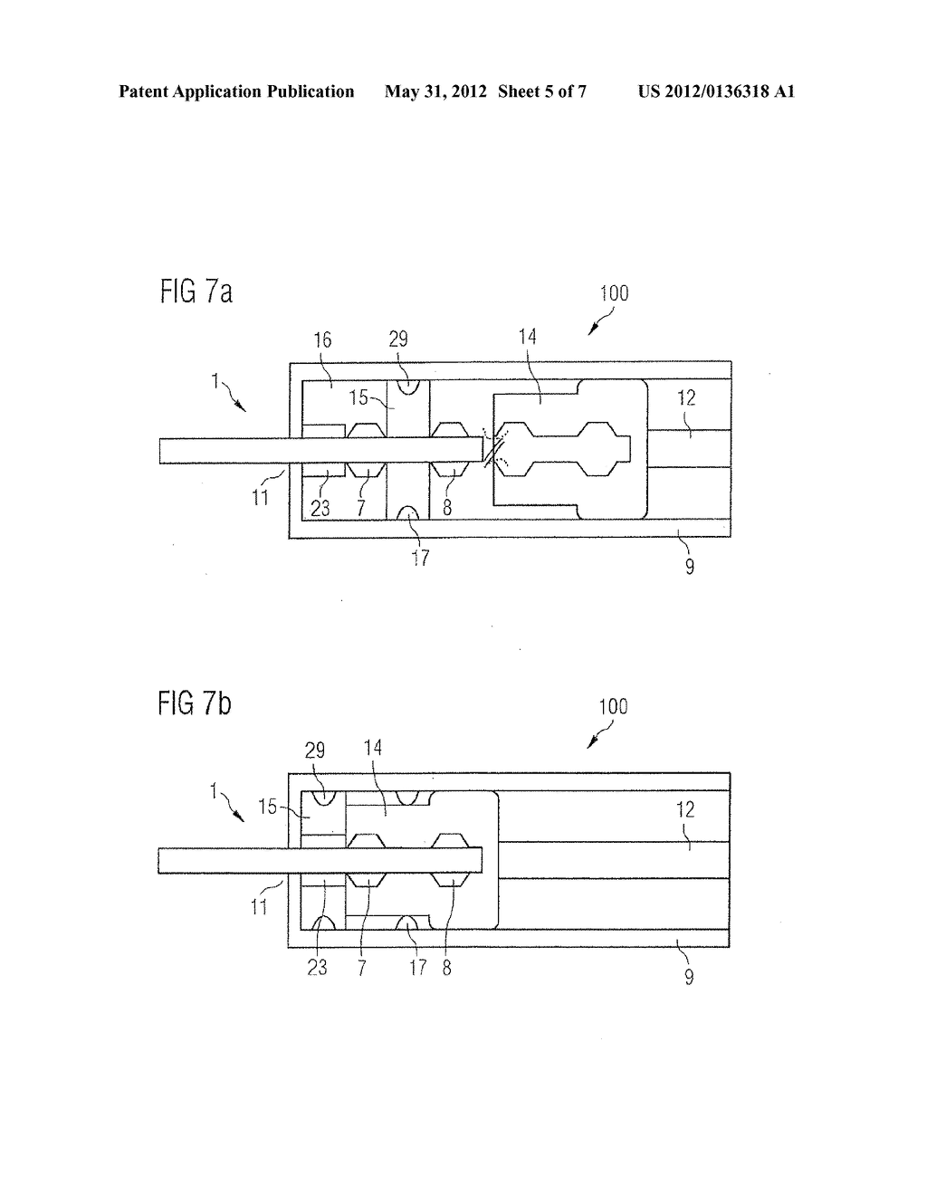 Drug Delivery Device with Retractable Needle - diagram, schematic, and image 06