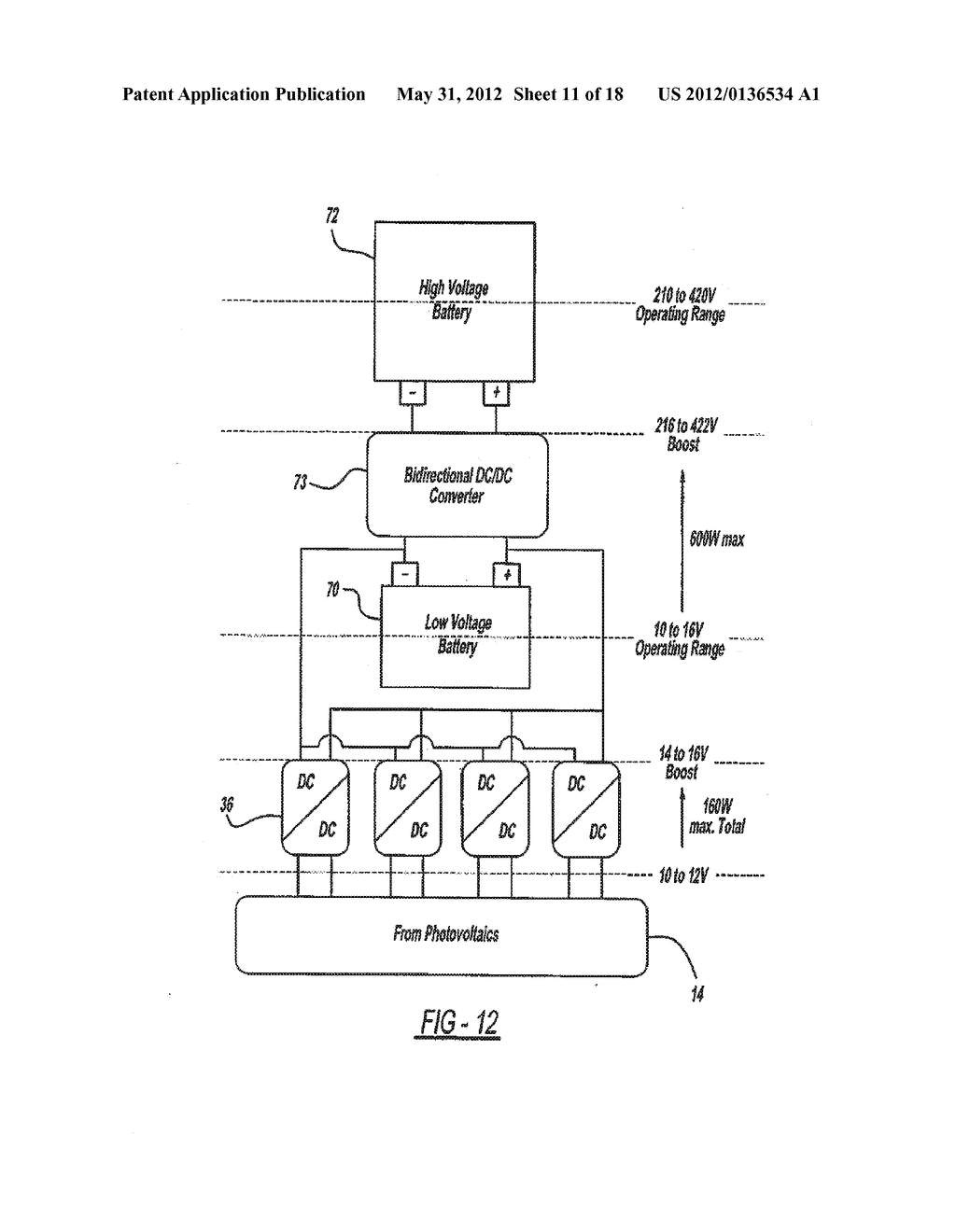 SOLAR POWER CHARGE AND DISTRIBUTION FOR A VEHICLE - diagram, schematic, and image 12