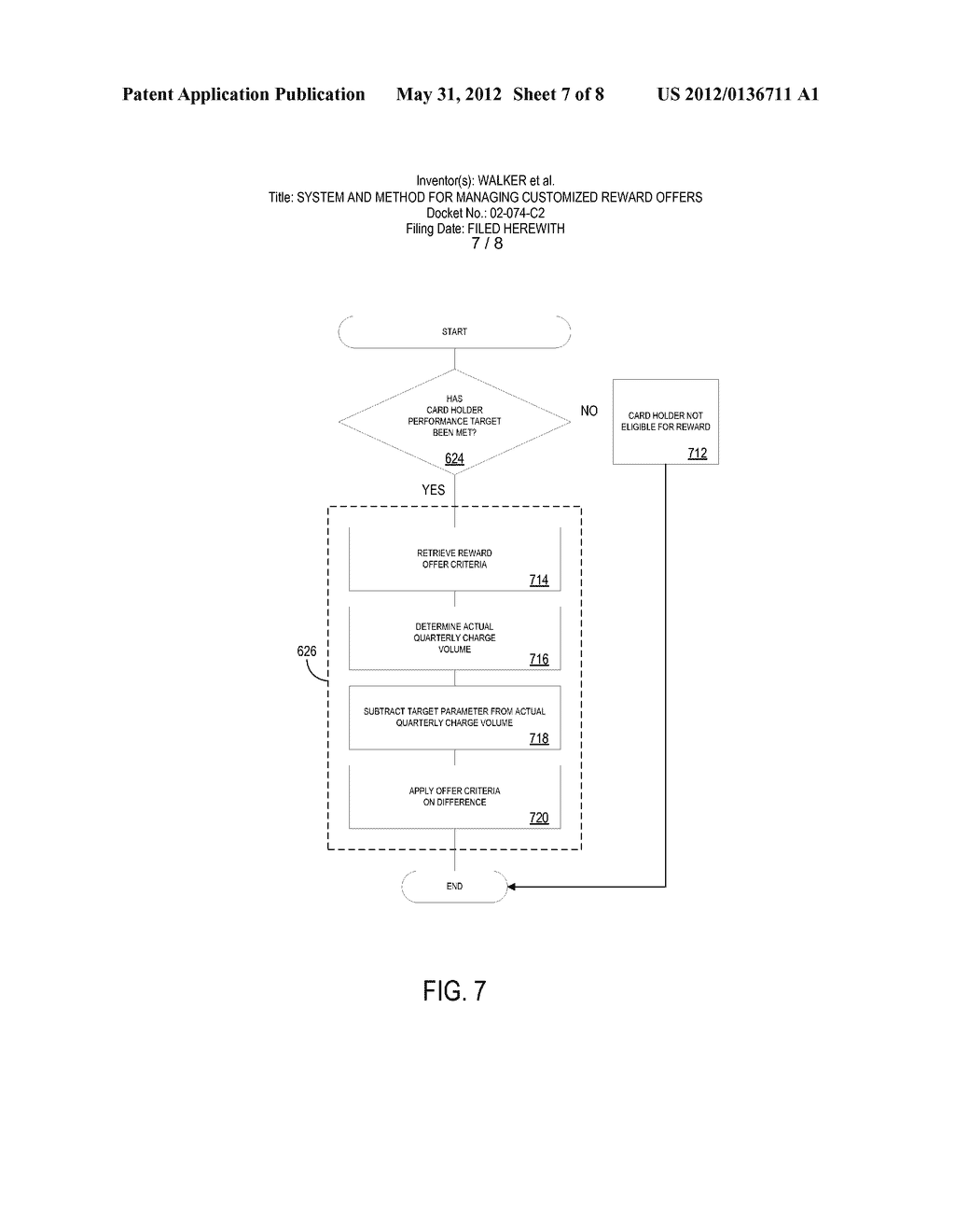 SYSTEM AND METHOD FOR MANAGING CUSTOMIZED REWARD OFFERS - diagram, schematic, and image 08