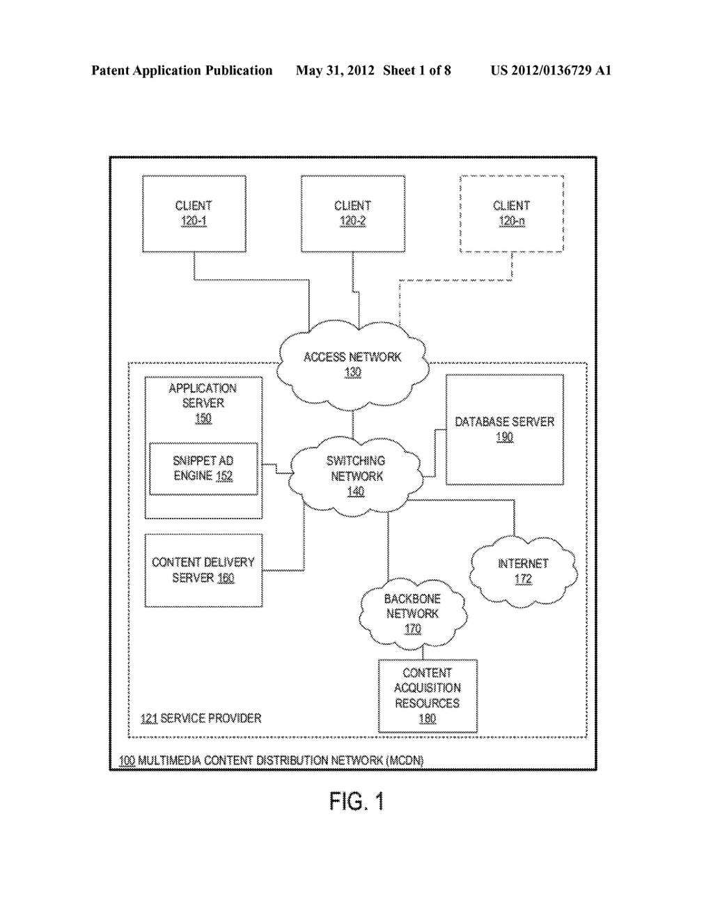 METHOD AND SYSTEM FOR SNIPPET-MODIFIED TELEVISION ADVERTISING - diagram, schematic, and image 02