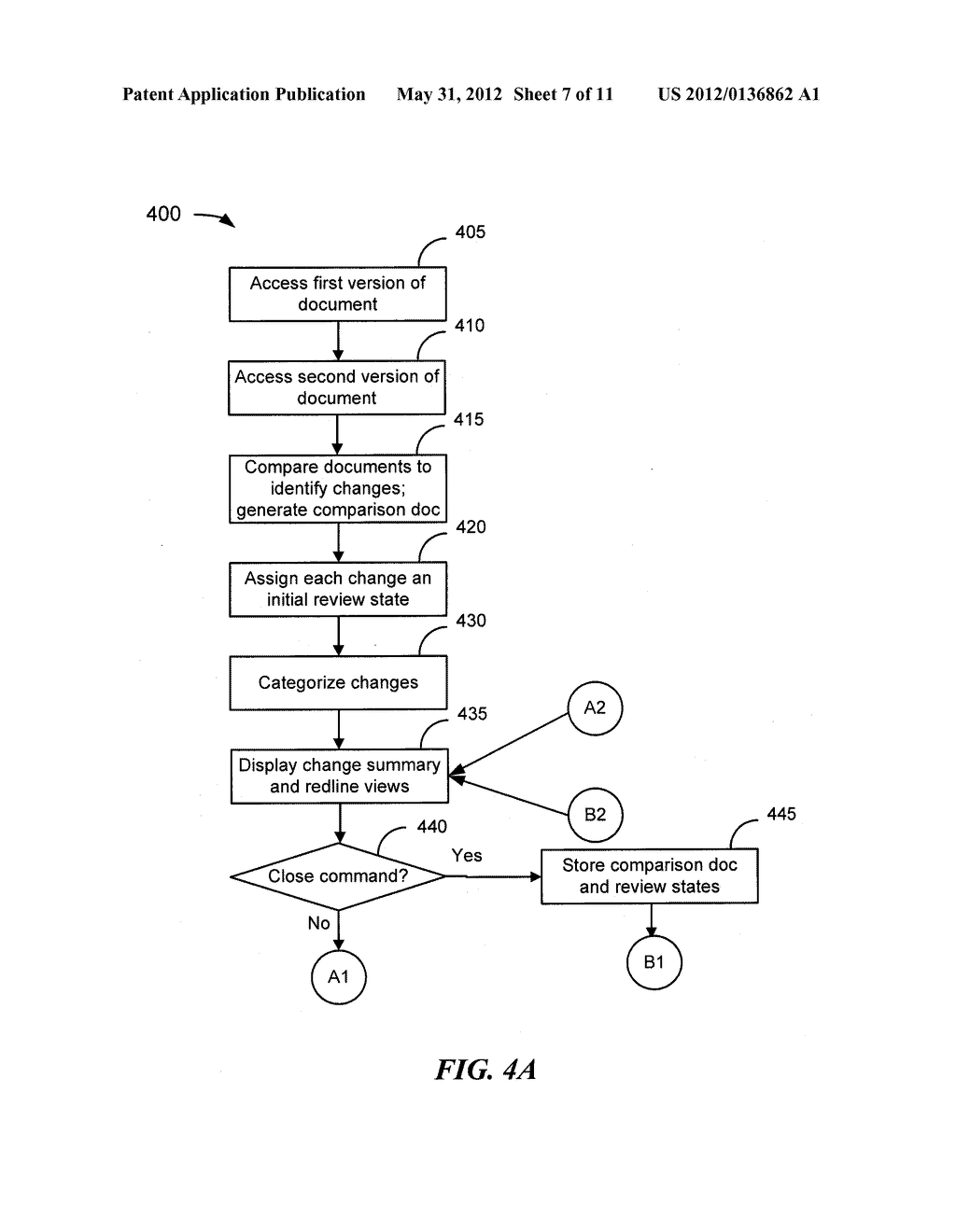SYSTEM AND METHOD FOR PRESENTING COMPARISONS OF ELECTRONIC DOCUMENTS - diagram, schematic, and image 08