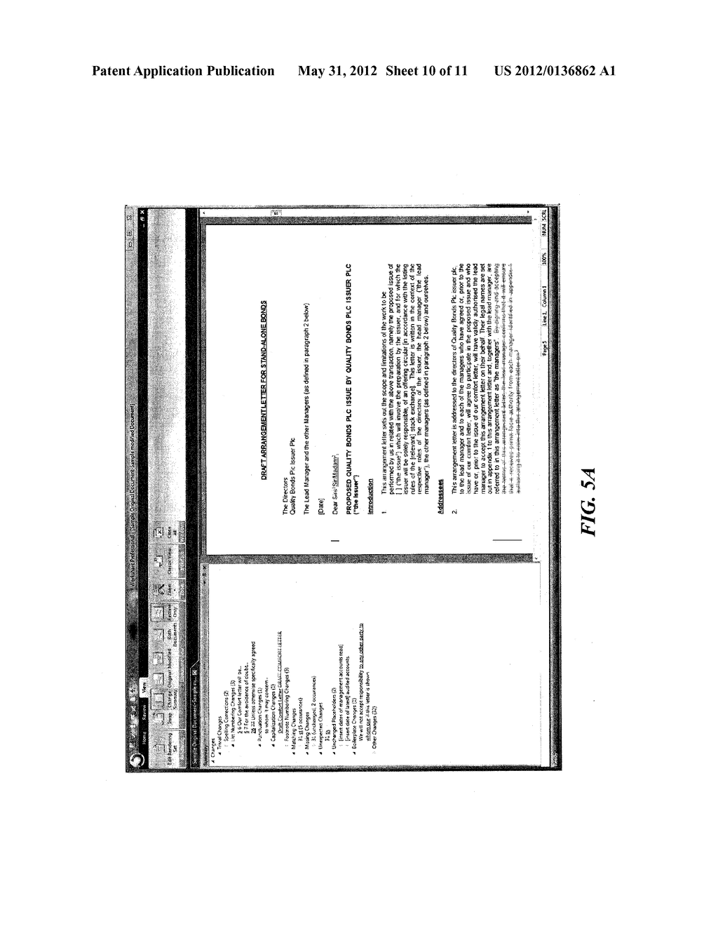 SYSTEM AND METHOD FOR PRESENTING COMPARISONS OF ELECTRONIC DOCUMENTS - diagram, schematic, and image 11