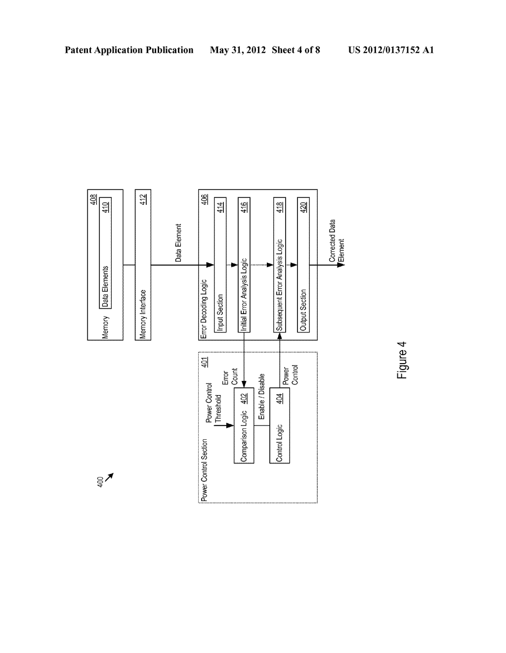 REDUCTION OF POWER CONSUMPTION FOR DATA ERROR ANALYSIS - diagram, schematic, and image 05