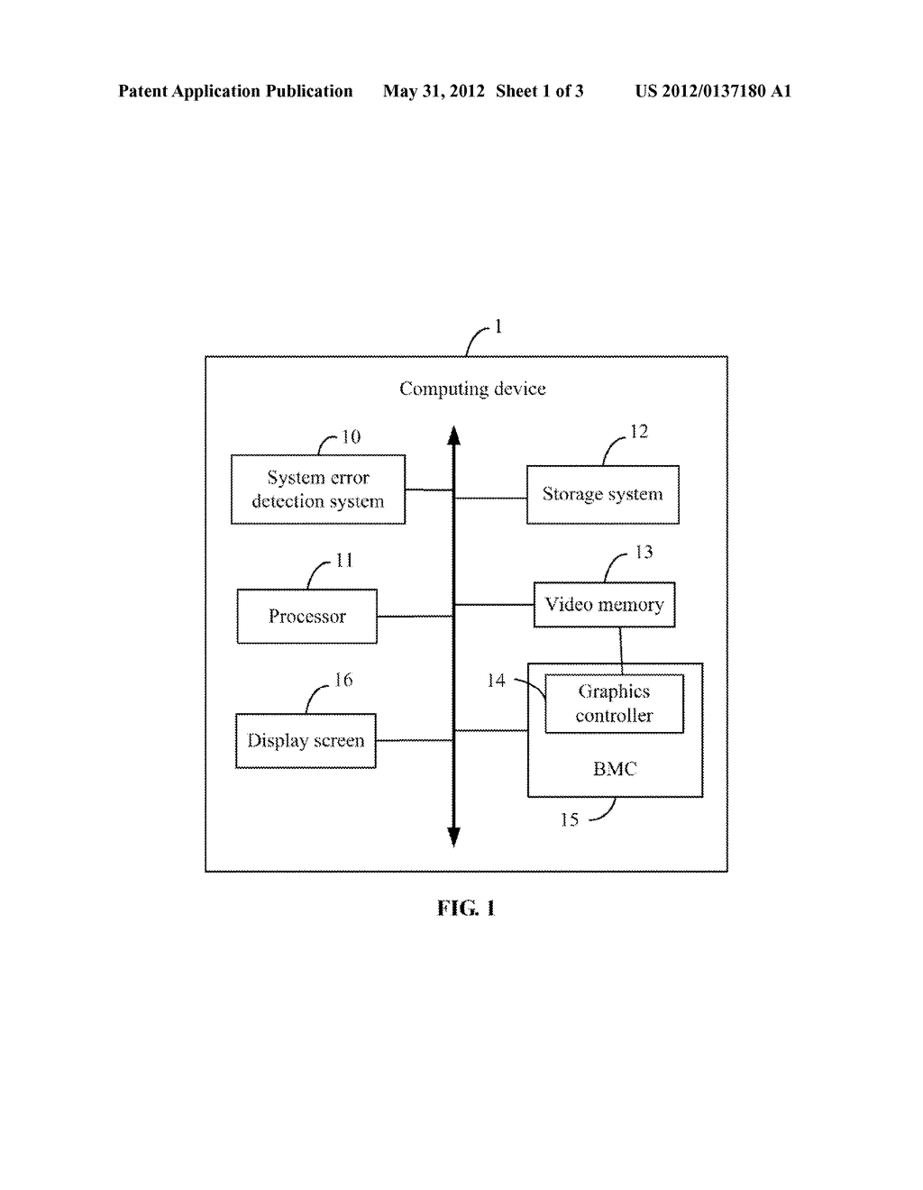 COMPUTING DEVICE AND SYSTEM ERROR DETECTION METHOD - diagram, schematic, and image 02