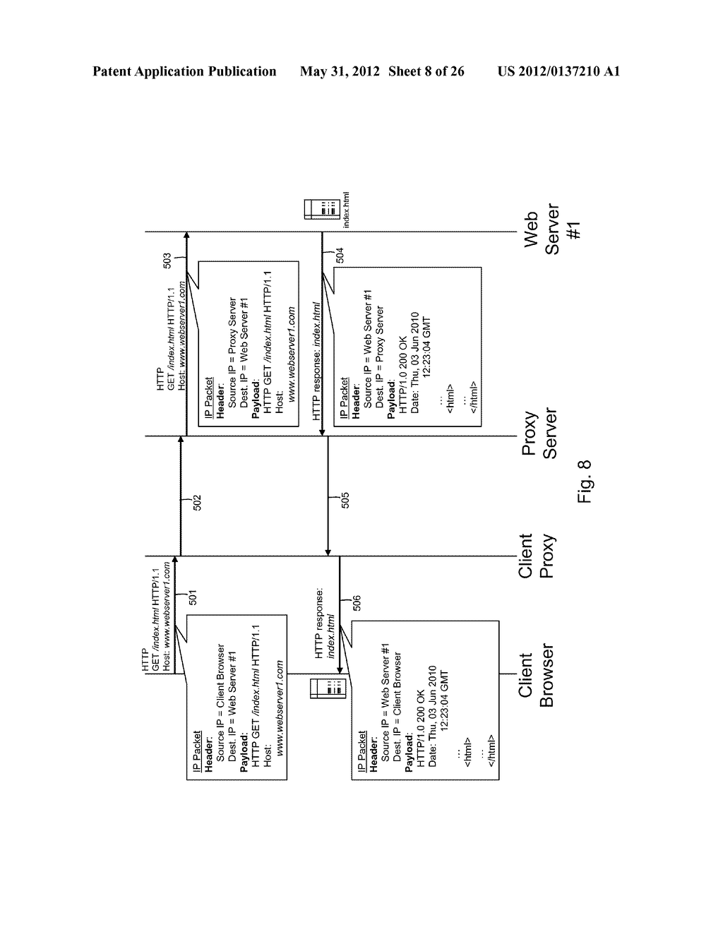 COMPUTER NETWORKING SYSTEM AND METHOD WITH JAVASCRIPT INJECTION FOR WEB     PAGE RESPONSE TIME DETERMINATION - diagram, schematic, and image 09