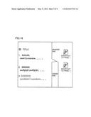 DOCUMENT VIEWING DEVICE FOR DISPLAYING DOCUMENT DATA diagram and image