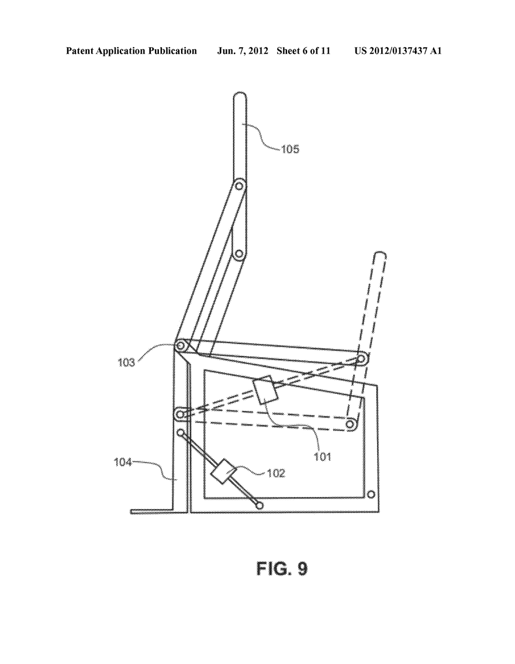 MULTI-POSITION SUPPORT APPARATUS WITH A MOVABLE FRAME - diagram, schematic, and image 07