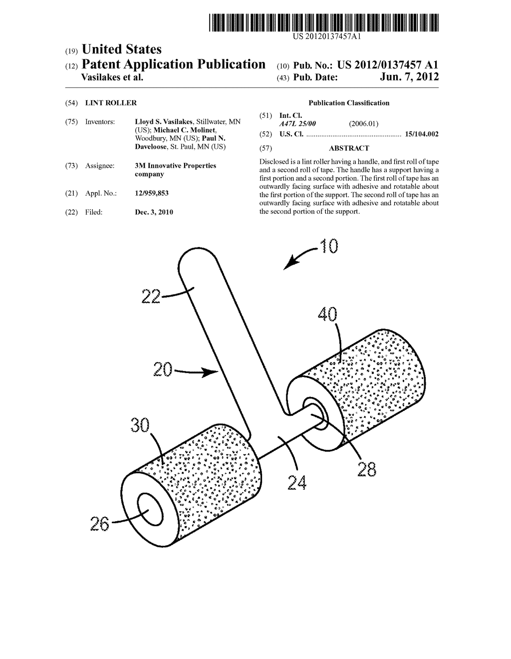 LINT ROLLER - diagram, schematic, and image 01