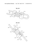 DEVICE FOR SECURING ROPE IN MULTIPLE CONFIGURATIONS AND PROCESS OF USING     THE SAME diagram and image