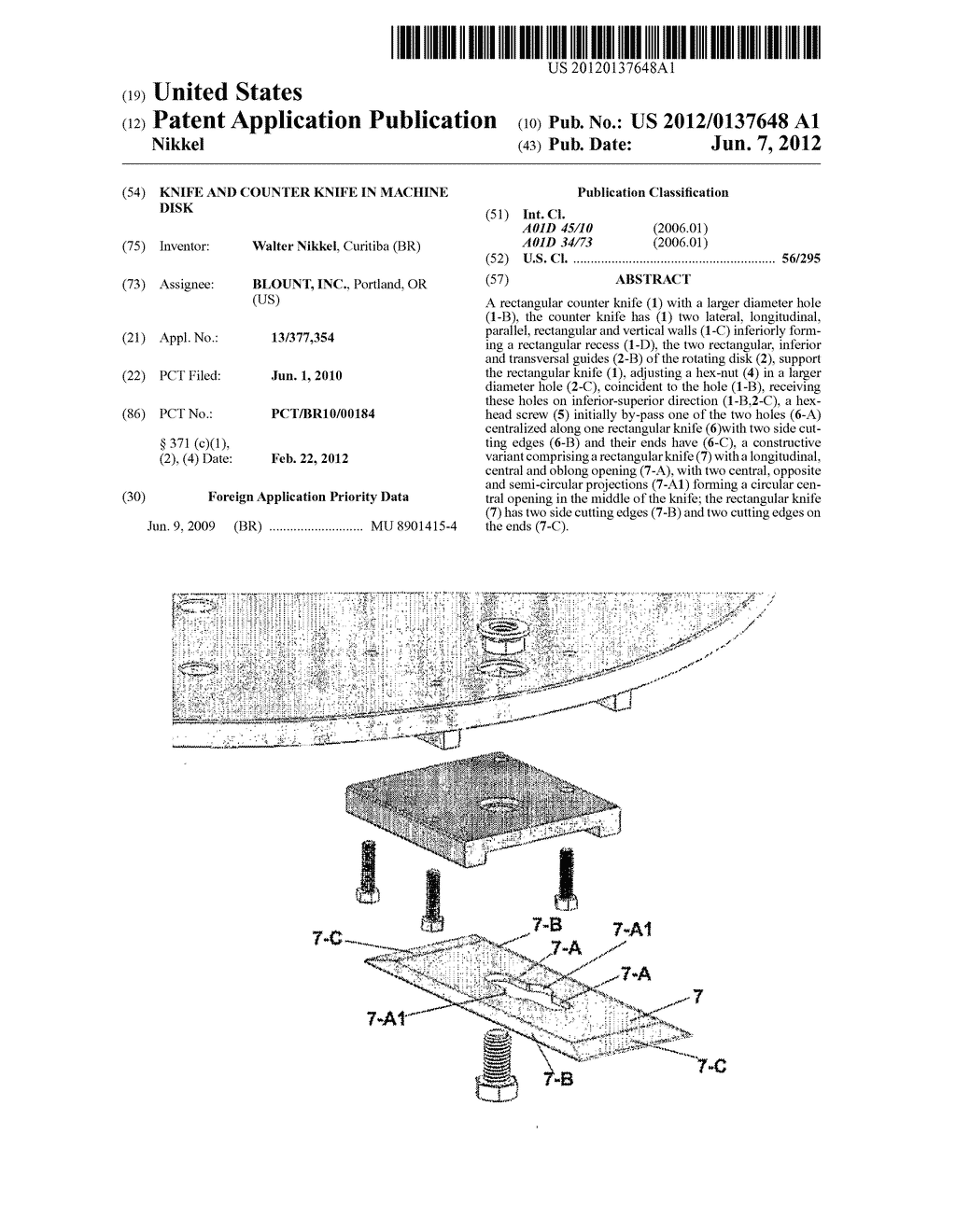 KNIFE AND COUNTER KNIFE IN MACHINE DISK - diagram, schematic, and image 01