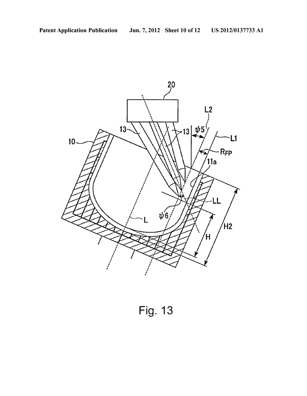 METHOD AND APPARATUS FOR MANUFACTURING VITREOUS SILICA CRUCIBLE - diagram, schematic, and image 11