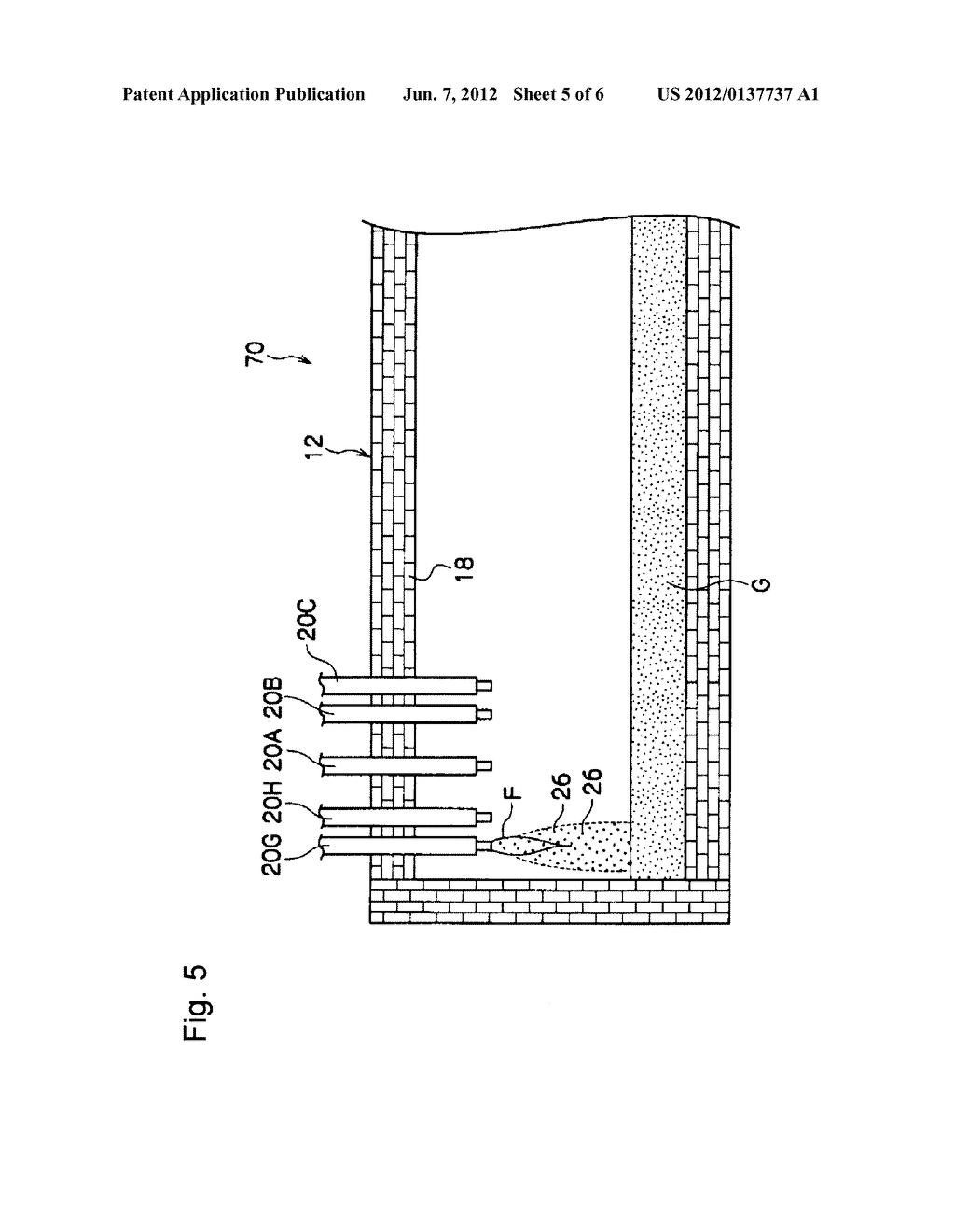 PROCESS FOR PRODUCING MOLTEN GLASS, GLASS-MELTING FURNACE, PROCESS FOR     PRODUCING GLASS PRODUCTS AND APPARATUS FOR PRODUCING GLASS PRODUCTS - diagram, schematic, and image 06