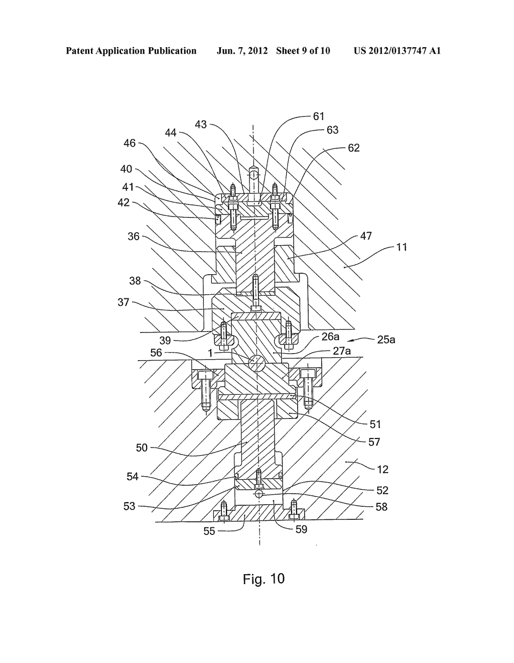 FORGING DIE APPARATUS FOR STEERING RACKS - diagram, schematic, and image 10