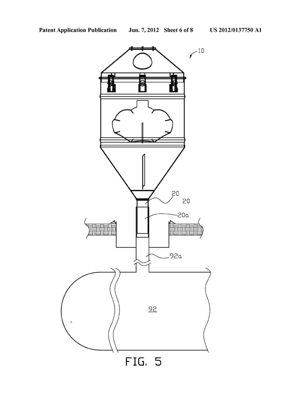 Vapor Retention Apparatus and Method for Liquid Volumetric Test Measure - diagram, schematic, and image 07