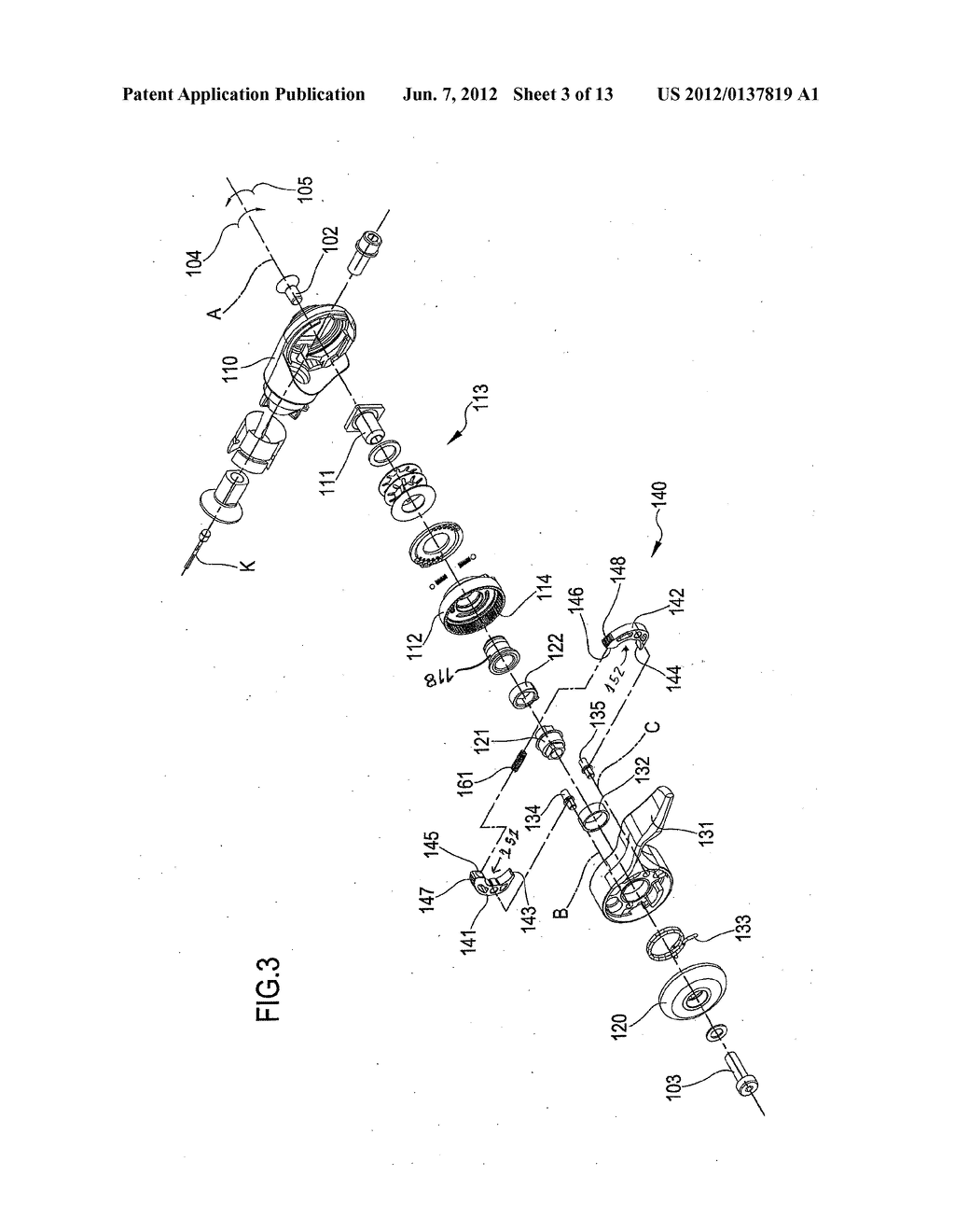 ACTUATION DEVICE FOR A CONTROL CABLE FOR A BICYCLE GEARSHIFT - diagram, schematic, and image 04