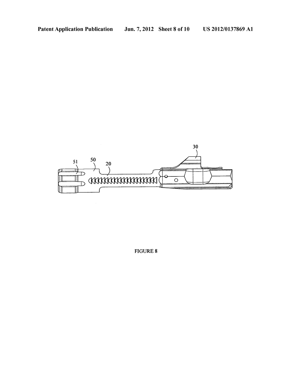 Automatic rifle bolt carrier with fluted boss - diagram, schematic, and image 09