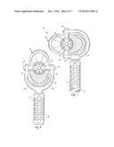 ADJUSTABLE ROTATING BLADE ASSEMBLY FOOD PREPARATION DEVICE diagram and image