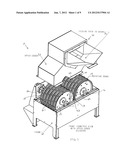 PERFORATING AND COMPRESSING MACHINE FOR PLASTIC BOTTLES, METAL CANS AND     THE LIKE diagram and image